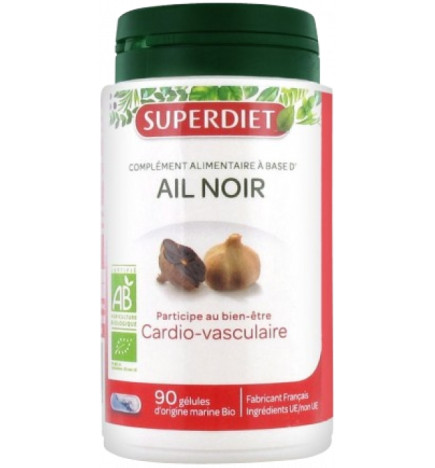 Superdiet Ail Noir Bio 90 Gélules