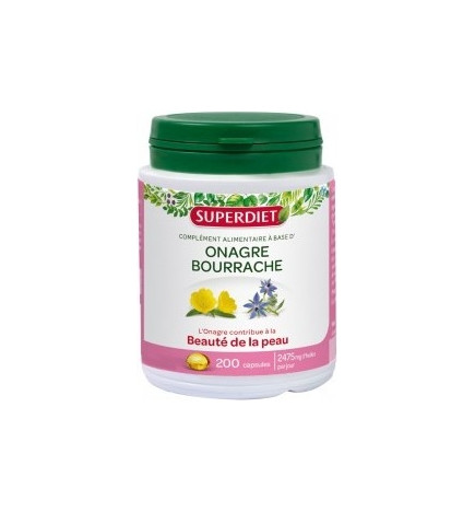 Super Diet Onagre Bourrache 200 Capsules