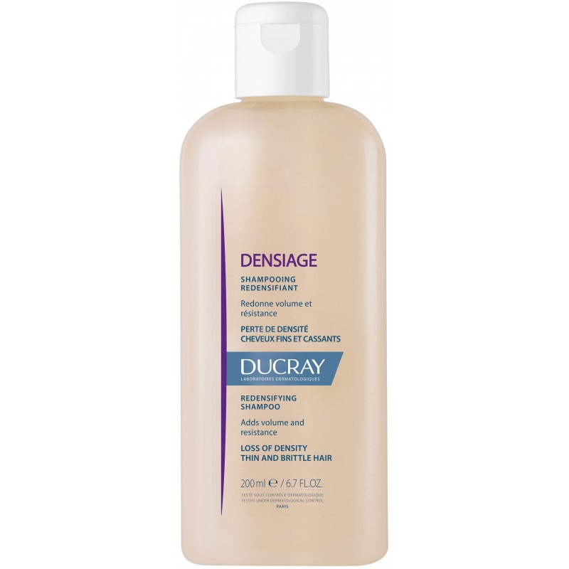 Ducray Densiage Shampooing redensifiant volume et souplesse cheveux 200 ml