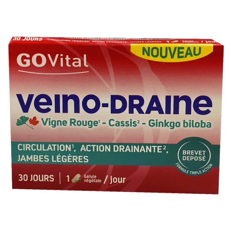 GoVital Veino-Draine 30 Gélules