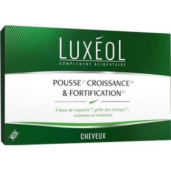 Luxéol Cheveux Pousse Croissance & Fortification 30 Gélules