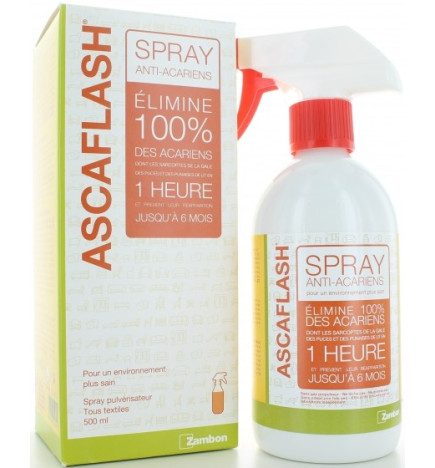 Zambon Ascaflash Spray Anti-Acariens 500 ml