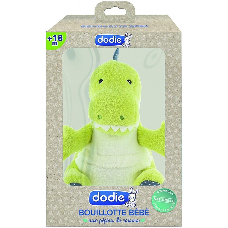 Dodie Bouillotte Bébé + 18 Mois Dinosaure