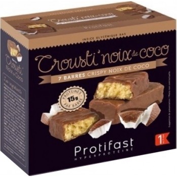 Protifast Crousti'Croisti'Noix De Coco Barres x 7