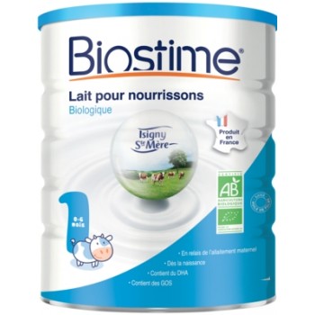 Biostime 1er âge Lait Pour Nourrissons Bio 0 à 6 Mois 800 g