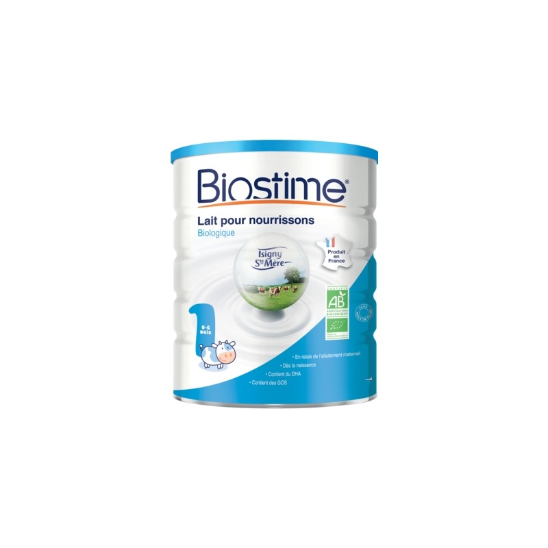 Biostime 1er âge Lait Pour Nourrissons Bio 0 à 6 Mois 800 g