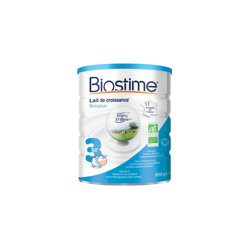 Biostime 3 Lait De Croissante Bio 10-36 Mois 800 g