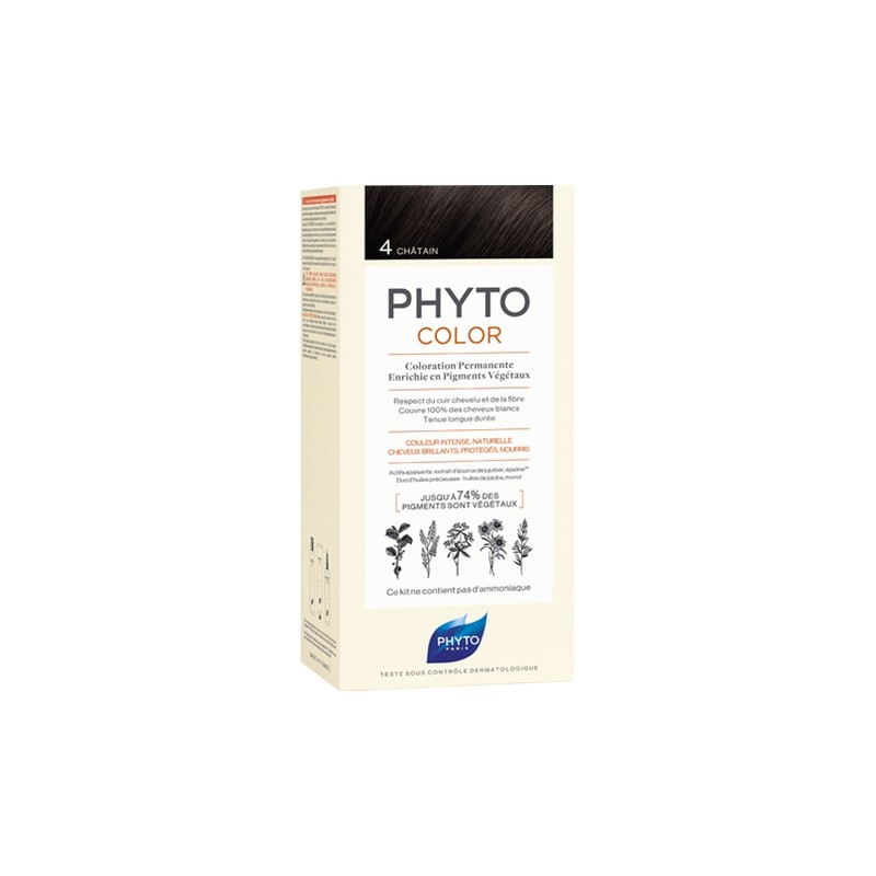 Phyto Phytocolor Coloration Permanente 4 châtain