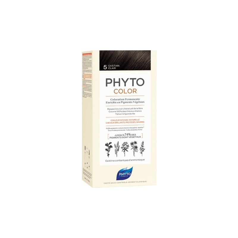 Phyto Phytocolor Coloration Permanente 5 Châtain Clair