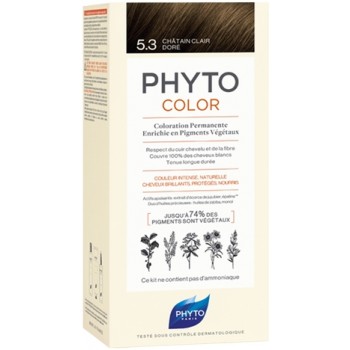 Phyto Phytocolor Coloration Permanente 5,3 Châtain Clair Doré