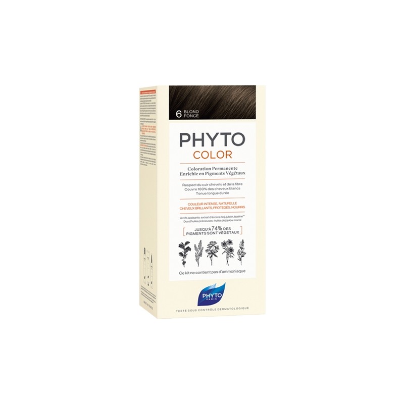 Phyto Phytocolor Coloration Permanente 6 Blond Foncé