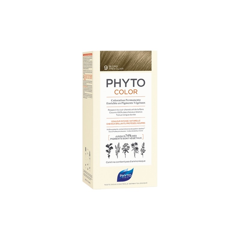 Phyto Phytocolor Coloration Permanente 9 Blond Très Clair