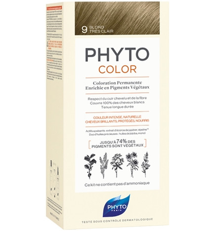 Phyto Phytocolor Coloration Permanente 9 Blond Très Clair