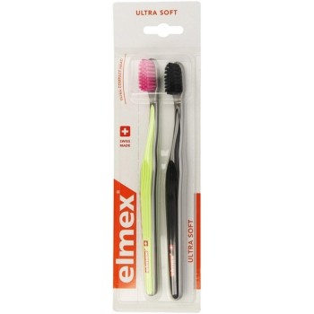 Elmex Anti-Caries Brosse à Dents Ultra Soft x 2