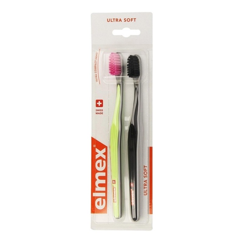 Elmex Anti-Caries Brosse à Dents Ultra Soft x 2