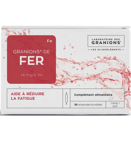 Granions de Fer 30 Ampoules 