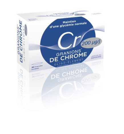 Granions de Chrome 200 µg/j 30 Ampoules 