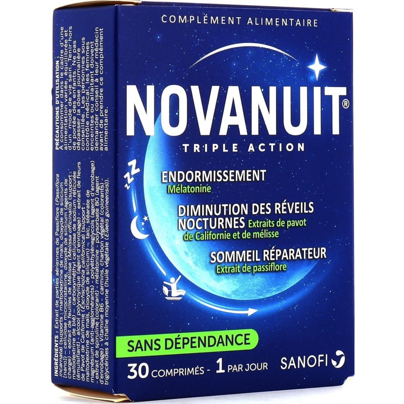 Novanuit Triple Action 30 Gélules