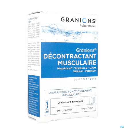 Granions – Décontractant Musculaire 60 Comprimés