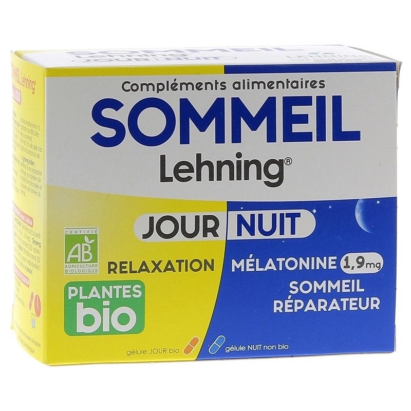 Sommeil Lehning Jour Nuit Bio 30 Gélules