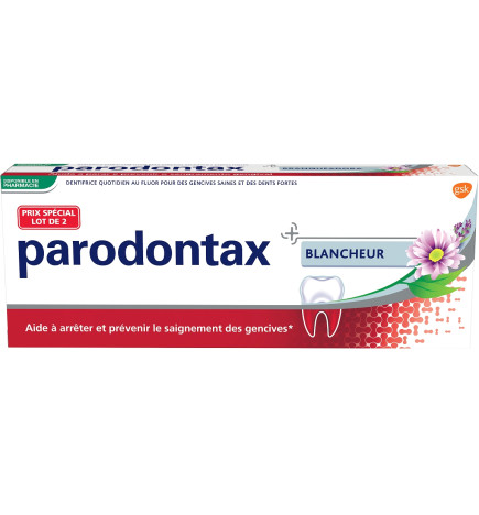Parodontax Dentifrice Blancheur 2 x 75 ml