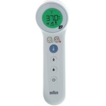 Braun Thermomètre Sans Contact + Contact BNT 400