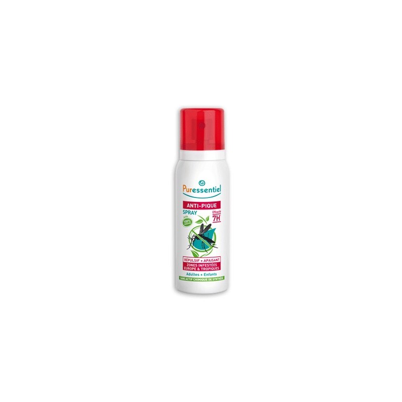 Puressentiel Anti-pique Spray Répulsif + Apaisant 75 ml