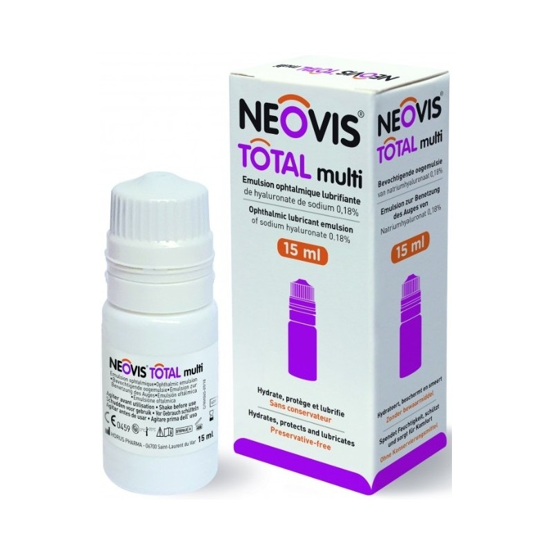 Neovis Total Multi émulsion Ophtalmique Lubrifiante 15 ml