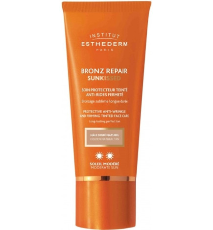Estheder Bronz Repair Sunkissed Soin Protecteur Teinté Soleil Modéré 50 ml