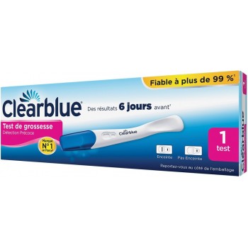 Clearblue Test De Grossesse Détection Précoce x 1