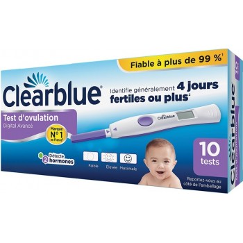 Clearblue Test D'Ovulation Digital Avancé x 10