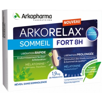 Arkopharma Arkorelax Sommeil Fort 8h 30 Comprimés