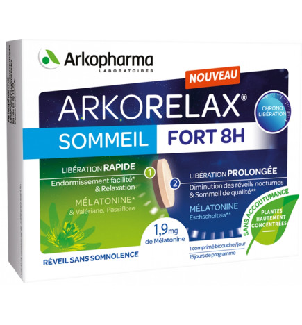 Arkopharma Arkorelax Sommeil Fort 8h 30 Comprimés