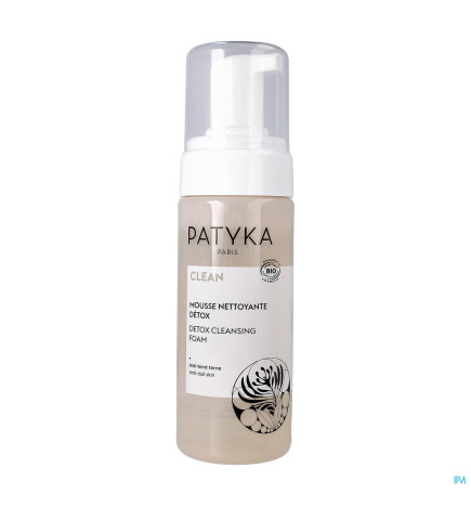Patyka – Clean mousse nettoyante détox bio, 150 ml