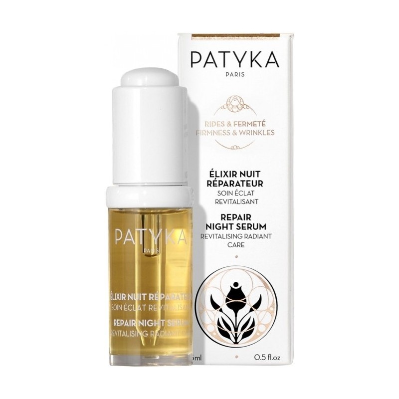 Patyka Rides & Fermeté élixir Nuit Réparateur Bio 15 ml