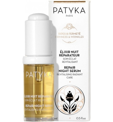 Patyka Rides & Fermeté élixir Nuit Réparateur Bio 15 ml