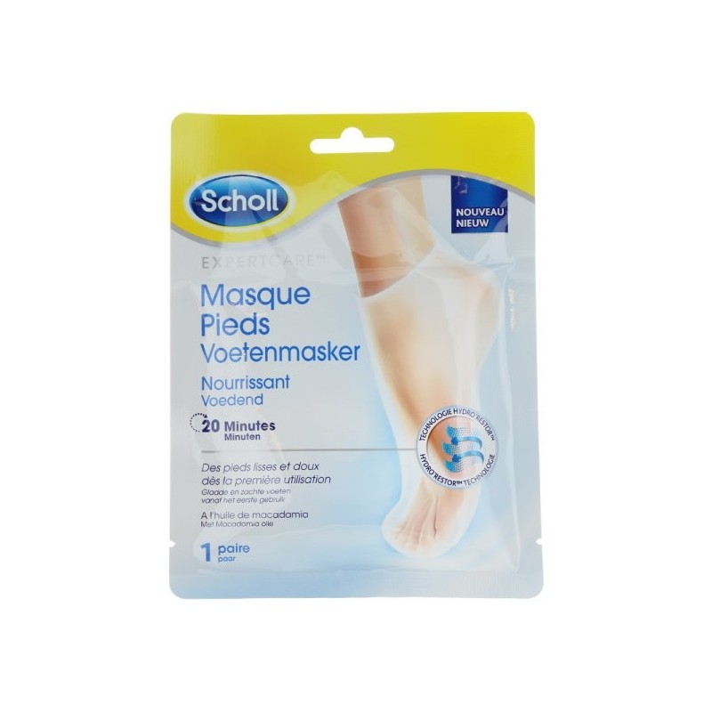 Scholl ExpertCare Masque Pieds Nourrissant 1 Paire