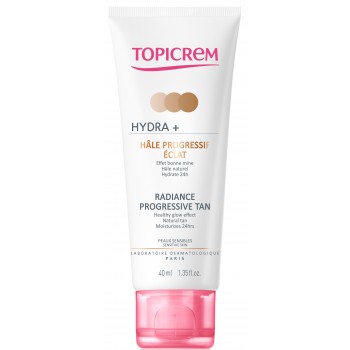 Topicrem Hydra+ Hâle Progressif éclat 40 ml