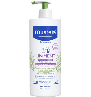 Mustela – Liniment Oléo-Calcaire Flacon-Pompe, 750 ml
