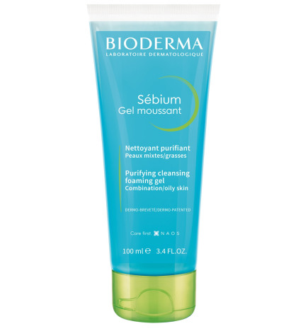 Bioderma – Sébium Gel Moussant Nettoyant Purifiant, 100 ml