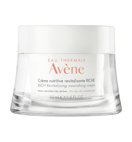 AVENE – Les Essentiels Crème nutritive revitalisante riche peaux très sèches, 50 ml