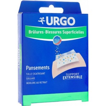 Urgo Pansements Brûlures - Blessures Superficielles petit format x 6