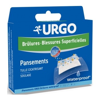 Urgo Brûlures - Blessures Superficielles Pansement Grand Format x 4