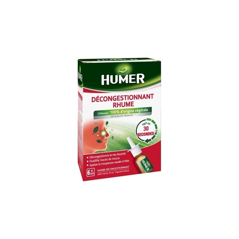 Humer Décongestionnant Rhume Spray 20 ml