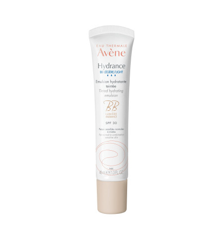 AVENE – Hydrance BB-Légère Émulsion hydratante teintée effet bonne mine naturel, 40 ml
