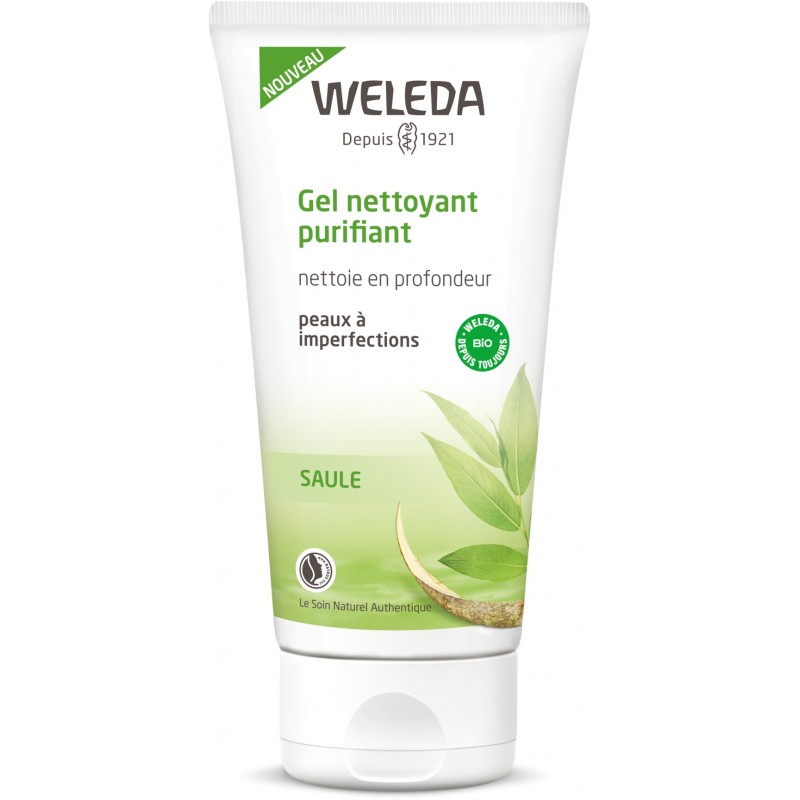 Weleda Saule Gel Nettoyant Purifiant Bio 100 ml