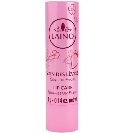 Laino Soin Des Lèvres Pailleté Senteur Fraise 4g