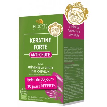 Biocyte Nutricosmetic Keratine Forte Anti-Chute 120 Gélules