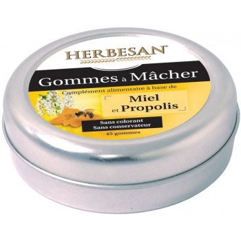 Herbesan Gommes à Mâcher Miel & Propolis x 45