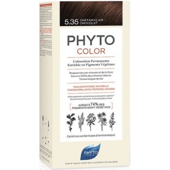 Phyto Phytocolor Coloration Permanente 5,35 Châtain Clair Chocolat